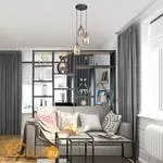 Подвесной светильник Eurosvet Cosmic 50085/3 черный жемчуг - Фото 4