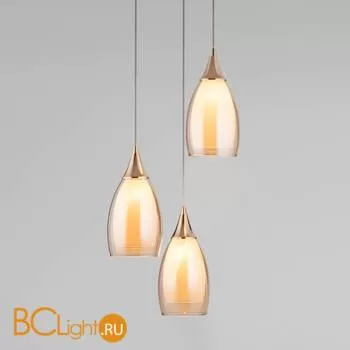 Подвесной светильник Eurosvet Cosmic 50085/3 золото - Фото 5