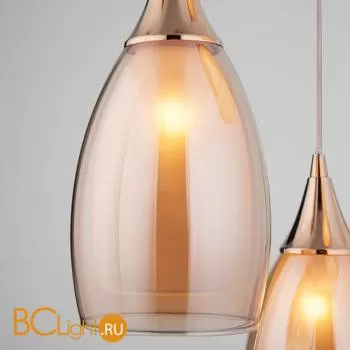 Подвесной светильник Eurosvet Cosmic 50085/3 золото - Фото 1