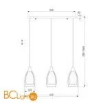 Подвесной светильник Eurosvet Cosmic 50285/3 хром a056839 - Фото 2