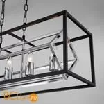 Люстра Eurosvet Crate 70122/5 черный - Фото 0