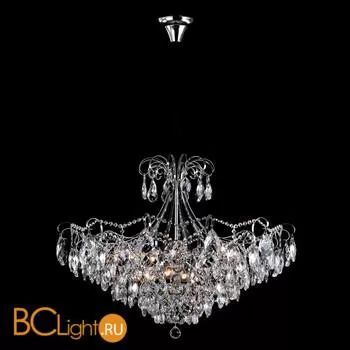 Подвесной светильник Eurosvet Crystal 10080/12 хром/прозрачный хрусталь Strotskis - Фото 6