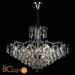 Подвесной светильник Eurosvet Crystal 10080/12 хром/прозрачный хрусталь Strotskis - Фото 1