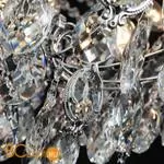 Подвесной светильник Eurosvet Crystal 10080/12 хром/прозрачный хрусталь Strotskis - Фото 3