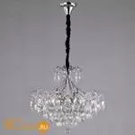 Подвесной светильник Eurosvet Crystal 10080/6 хром/прозрачный хрусталь Strotskis
