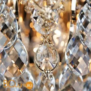 Потолочный светильник Eurosvet Crystal 10081/12 золото/прозрачный хрусталь Strotskis - Фото 5