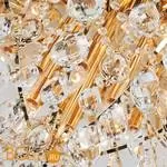 Потолочный светильник Eurosvet Crystal 10081/12 золото/прозрачный хрусталь Strotskis - Фото 4