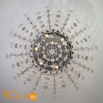Потолочный светильник Eurosvet Crystal 10081/12 хром/прозрачный хрусталь Strotskis - Фото 3