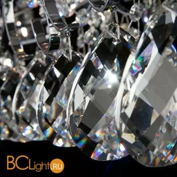 Потолочный светильник Eurosvet Crystal 10081/12 хром/прозрачный хрусталь Strotskis - Фото 6