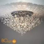 Потолочный светильник Eurosvet Crystal 10081/12 хром/прозрачный хрусталь Strotskis