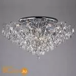 Потолочный светильник Eurosvet Crystal 10081/12 хром/прозрачный хрусталь Strotskis - Фото 1