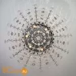 Потолочный светильник Eurosvet Crystal 10081/12 хром/прозрачный хрусталь Strotskis - Фото 3