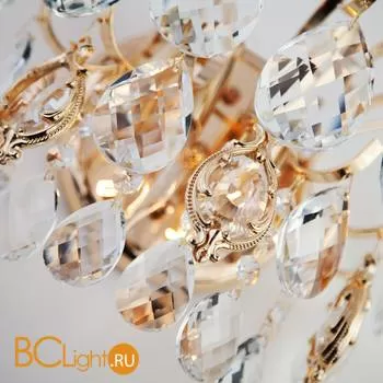 Настенный светильник Eurosvet Crystal 10081/2 золото/прозрачный хрусталь Strotskis - Фото 4