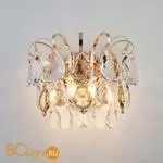 Настенный светильник Eurosvet Crystal 10081/2 золото/прозрачный хрусталь Strotskis - Фото 2