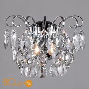 Настенный светильник Eurosvet Crystal 10081/2 хром/прозрачный хрусталь Strotskis