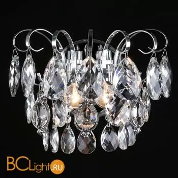 Настенный светильник Eurosvet Crystal 10081/2 хром/прозрачный хрусталь Strotskis - Фото 0