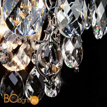 Настенный светильник Eurosvet Crystal 10081/2 хром/прозрачный хрусталь Strotskis - Фото 3