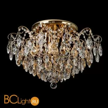 Потолочный светильник Eurosvet Crystal 10081/6 золото/прозрачный хрусталь Strotskis - Фото 1