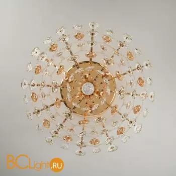 Потолочный светильник Eurosvet Crystal 10081/6 золото/прозрачный хрусталь Strotskis - Фото 3