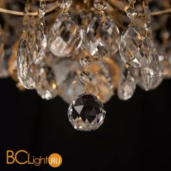 Потолочный светильник Eurosvet Crystal 10081/6 золото/прозрачный хрусталь Strotskis - Фото 5