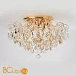 Потолочный светильник Eurosvet Crystal 10081/6 золото/прозрачный хрусталь Strotskis - Фото 2