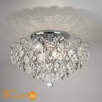 Потолочный светильник Eurosvet Crystal 10081/6 хром/прозрачный хрусталь Strotskis - Фото 1