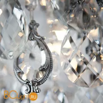 Потолочный светильник Eurosvet Crystal 10081/6 хром/прозрачный хрусталь Strotskis - Фото 5