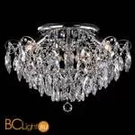 Потолочный светильник Eurosvet Crystal 10081/6 хром/прозрачный хрусталь Strotskis - Фото 0
