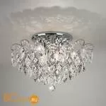 Потолочный светильник Eurosvet Crystal 10081/6 хром/прозрачный хрусталь Strotskis - Фото 1