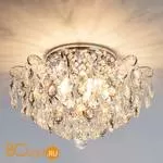 Потолочный светильник Eurosvet Crystal 10081/6 хром/прозрачный хрусталь Strotskis - Фото 3