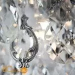 Потолочный светильник Eurosvet Crystal 10081/6 хром/прозрачный хрусталь Strotskis - Фото 5