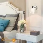 Бра Eurosvet Culver 20080/1 хром/голубой - Фото 1