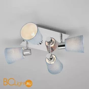 Потолочная люстра Eurosvet Culver 20080/4 хром/голубой