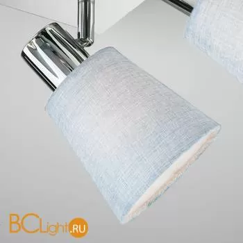 Потолочная люстра Eurosvet Culver 20080/4 хром/голубой - Фото 2