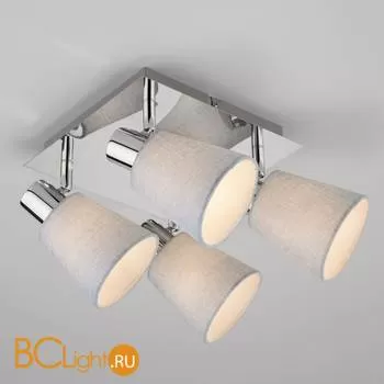 Потолочная люстра Eurosvet Culver 20080/4 хром/голубой - Фото 1