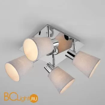 Потолочная люстра Eurosvet Culver 20080/4 хром/голубой - Фото 5