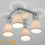 Потолочная люстра Eurosvet Culver 20080/4 хром/голубой - Фото 3