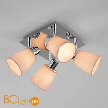 Потолочная люстра Eurosvet Culver 20080/4 хром/бежевый - Фото 0