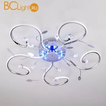 Потолочный светильник Eurosvet Curl 90129/5 хром 55W - Фото 4