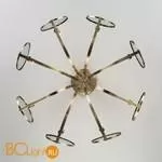 Потолочная люстра Eurosvet Cyrus 60073/8 античная бронза - Фото 3