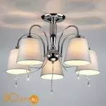 Потолочная люстра Eurosvet Dalila 70096/5 хром - Фото 2