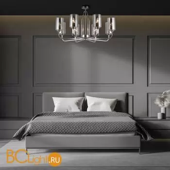 Люстра Eurosvet Defi 60138/8 сатин-никель a060904 - Фото 2