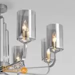 Люстра Eurosvet Defi 60138/8 сатин-никель a060904 - Фото 0