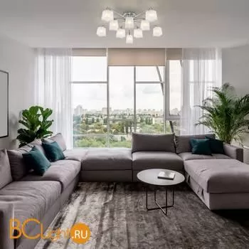 Люстра Eurosvet Delfi 30162 хром - Фото 0