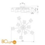 Люстра Eurosvet Delfi 30162 хром - Фото 3