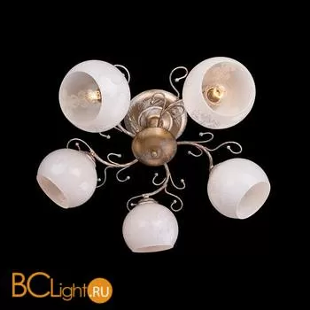 Потолочная люстра Eurosvet Делика 30023/5 белый с золотом