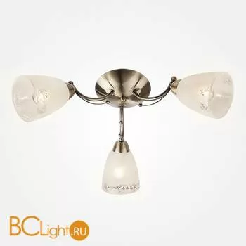 Потолочная люстра Eurosvet Demetra 30080/3 античная бронза