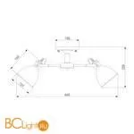 Люстра Eurosvet Denley 70112/5 черный - Фото 1