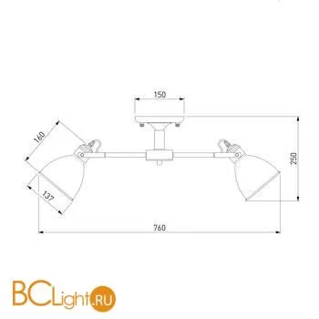 Люстра Eurosvet Denley 70112/8 черный - Фото 3