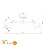 Люстра Eurosvet Denley 70112/8 черный - Фото 3